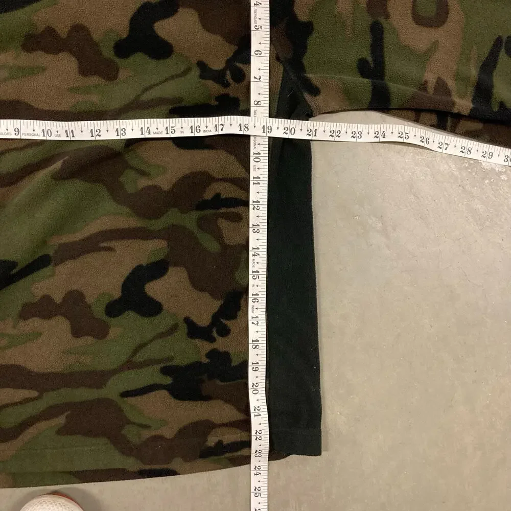 y2k camo starter fleece jacket